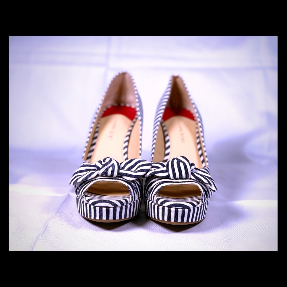 Gianni Bini Striped Heels